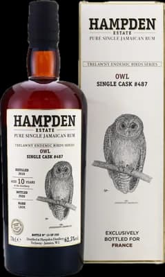 Bouteille de spiritueux : Trelawny Endemic Birds (Owl) de la marque Hampden