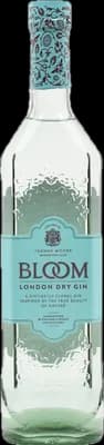 Bouteille de spiritueux : London Dry Gin de la marque Bloom