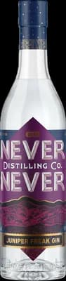 Bouteille de spiritueux : Juniper Freak Gin 2022 de la marque Never Never 
