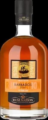 Bouteille de spiritueux : Barbados 2015 de la marque Rum Nation