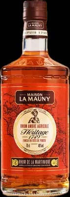 Bouteille de spiritueux : Ambré Agricole Héritage 1749 de la marque Maison La Mauny