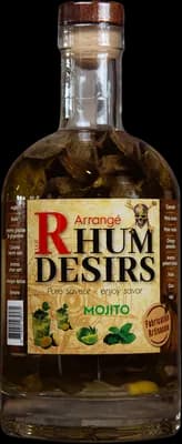 Bouteille de spiritueux : Mojito de la marque Rhum Désirs