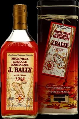 Bouteille de spiritueux : Millésime de la marque J. Bally