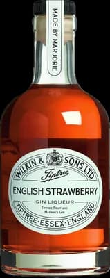 Bouteille de spiritueux : English Strawberry Gin Liqueur de la marque Tiptree