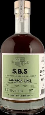 Bouteille de spiritueux : Jamaica 2014 Bourbon and Brandy Matured de la marque S.B.S