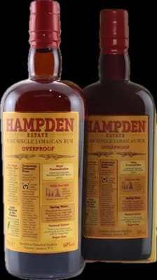 Bouteille de spiritueux : Pure Single Jamaican Rum Overproof de la marque Hampden