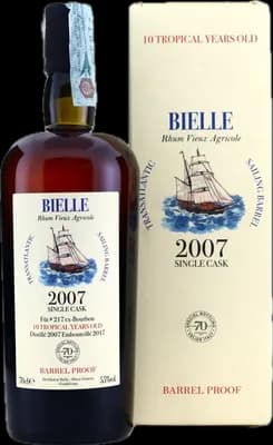 Bouteille de spiritueux : Single Cask de la marque Vélier