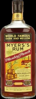 Bouteille de spiritueux : Planter's Punch Brand Old Jamaica Rum de la marque Myers's