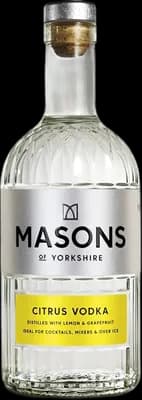 Bouteille de spiritueux : Citrus Vodka de la marque Masons Of Yorkshire