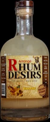 Bouteille de spiritueux : Banane de la marque Rhum Désirs