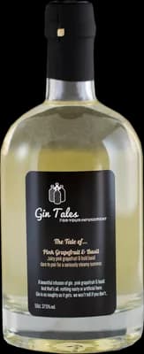 Bouteille de spiritueux : Pink Grapefruit & Basil de la marque Gin Tales