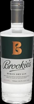 Bouteille de spiritueux : Byron Dry Gin de la marque Brookie's