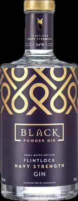 Bouteille de spiritueux : Flintlock Navy Strength Gin de la marque Black Powder