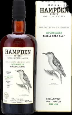 Bouteille de spiritueux : Trelawny Endemic Birds (Woodpecker) de la marque Hampden