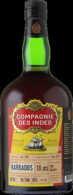 Bouteille de spiritueux : Barbados (Bottled for Germany) de la marque Foursquare