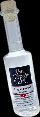 Bouteille de spiritueux : Lychee Gin Liqueur de la marque The Tipsy Tart