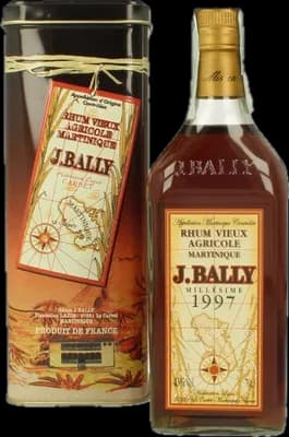 Bouteille de spiritueux : Millésime de la marque J. Bally