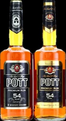 Bouteille de spiritueux : Der Gute  Echter Übersee Rum de la marque Pott