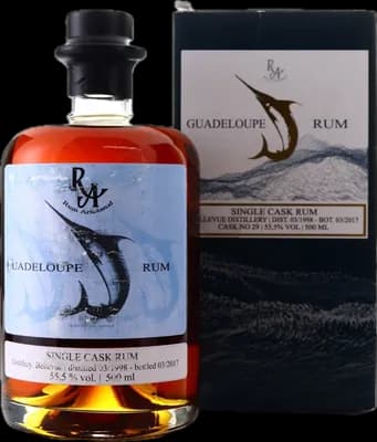 Bouteille de spiritueux : Guadeloupe Rum de la marque Rum Artesanal