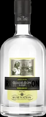 Bouteille de spiritueux : Guadeloupe Blanc 2015 de la marque Rum Nation