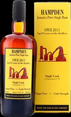 Bouteille de spiritueux : Single Cask Berlin Bar Convent de la marque Hampden