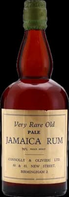 Bouteille de spiritueux : Very Rare Old Pale Jamaica Rum de la marque Connolly & Olivieri LTD.