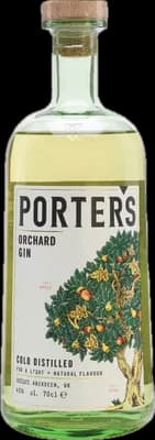 Bouteille de spiritueux : Orchard Gin de la marque Porter's