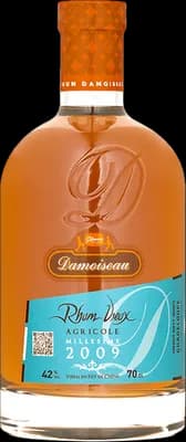 Bouteille de spiritueux : Rhum Vieux Millésime 2009 de la marque Damoiseau