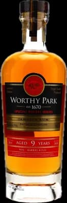 Bouteille de spiritueux : Special Barrel Series de la marque Worthy Park