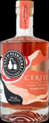 Bouteille de spiritueux : Cerise Gin de la marque Bass & Flinders Distillery