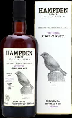 Bouteille de spiritueux : Euphonia de la marque Hampden