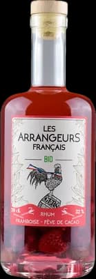 Bouteille de spiritueux : Framboise – Fève de Cacao de la marque Les Arrangeurs Français