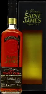 Bouteille de spiritueux : Single Cask de la marque Saint James