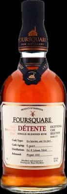 Bouteille de spiritueux : Exceptional Cask Selection XIV Détente de la marque Foursquare