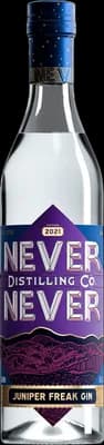 Bouteille de spiritueux : Juniper Freak Navy Strength Gin 2021 de la marque Never Never 