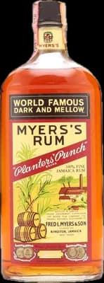 Bouteille de spiritueux : Planter's Punch de la marque Myers's