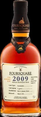Bouteille de spiritueux : Exceptional Cask Selection XVII 2009 de la marque Foursquare