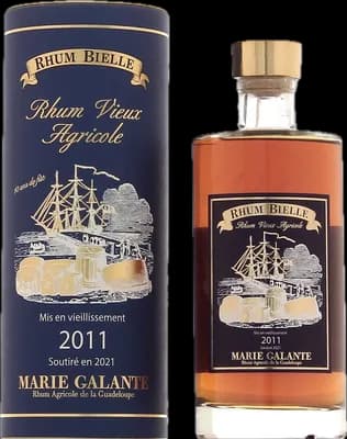 Bouteille de spiritueux : Rhum Vieux Agricole de la marque Bielle