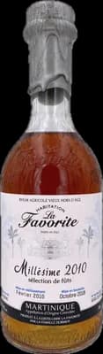 Bouteille de spiritueux : Millésime de la marque La Favorite