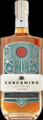 Bouteille de spiritueux : Floral Rum de la marque Suncamino