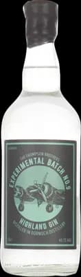 Bouteille de spiritueux : Experimental Batch No. 9 de la marque The Thompson Brothers Highland Gin