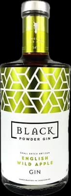 Bouteille de spiritueux : English Wild Apple Gin de la marque Black Powder