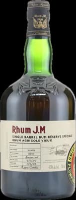 Bouteille de spiritueux : Single Barrel (Selected by PlumpJack Smuggler's Cove) de la marque Rhum J.M