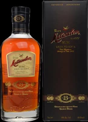 Bouteille de spiritueux : Gran Reserva Solera 23 Años de la marque Matusalem