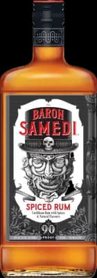 Bouteille de spiritueux : Spiced de la marque Baron Samedi
