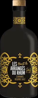 Bouteille de spiritueux : Les Arrangés Du Rhum Caramel Beurre Salé de la marque Breiz’île
