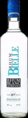 Bouteille de spiritueux : Rhum Blanc Agricole de la marque Bielle