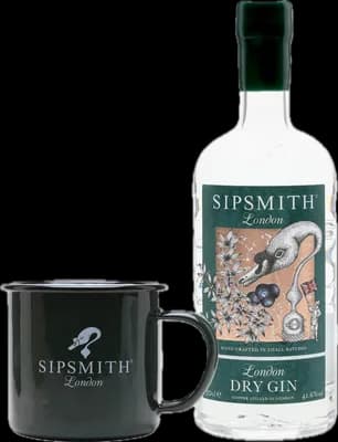 Bouteille de spiritueux : London Dry Gin de la marque Sipsmith