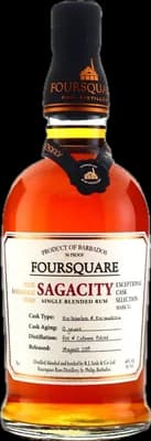 Bouteille de spiritueux : Exceptional Cask Selection XI Sagacity de la marque Foursquare