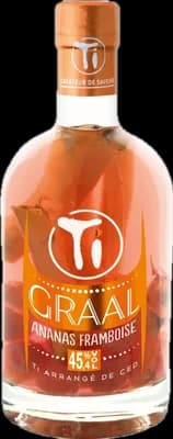 Bouteille de spiritueux : Ti Arrangé GRAAL Ananas Framboise de la marque Les Rhums de Ced'
